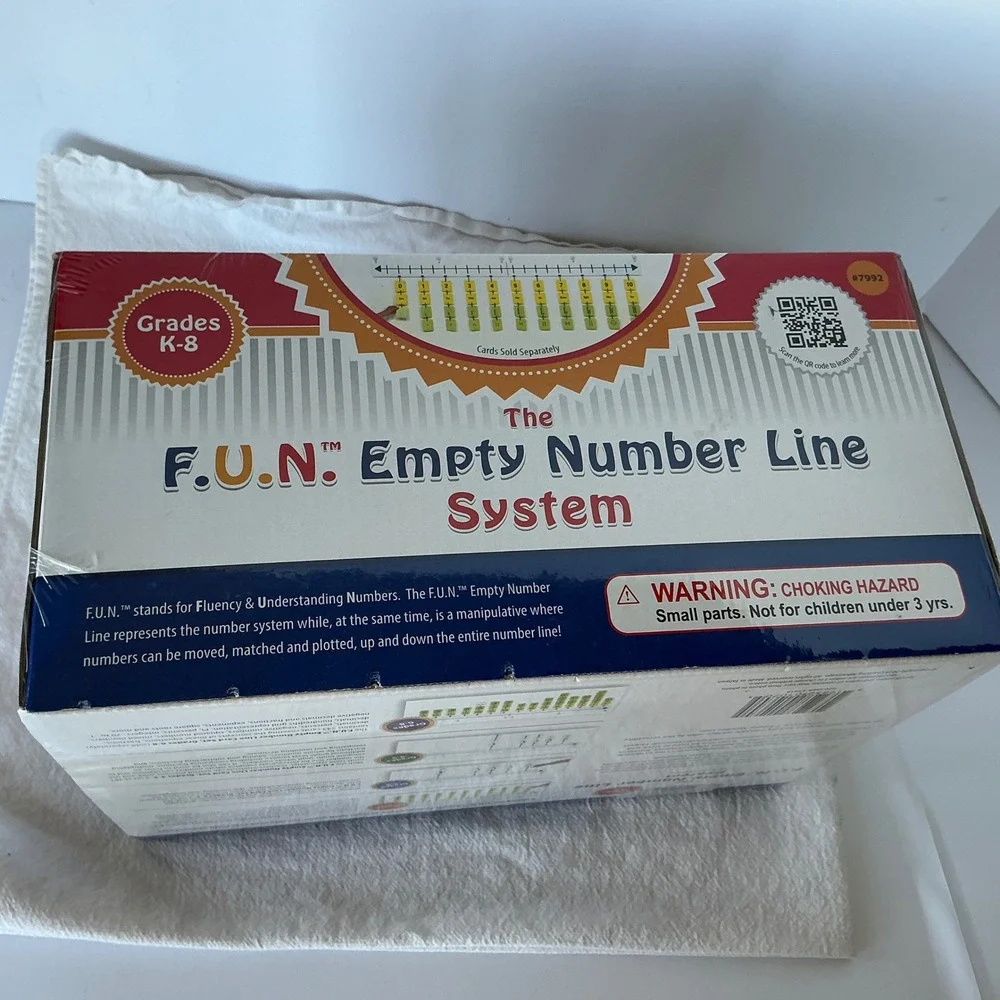 Learning Advantage F.U.N. Empty Number Line System Math Manipulative Grades‎ K-8